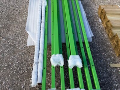 Powder Pro Green Powder Coating Outside Workshop